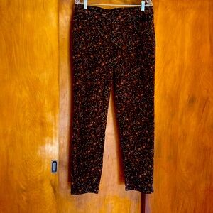 Croft & Barrow fine wale corduroy paisley print jeans